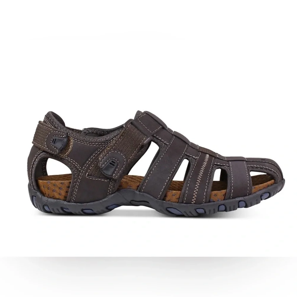 Nunn Bush Dark Brown Pandals Size 11